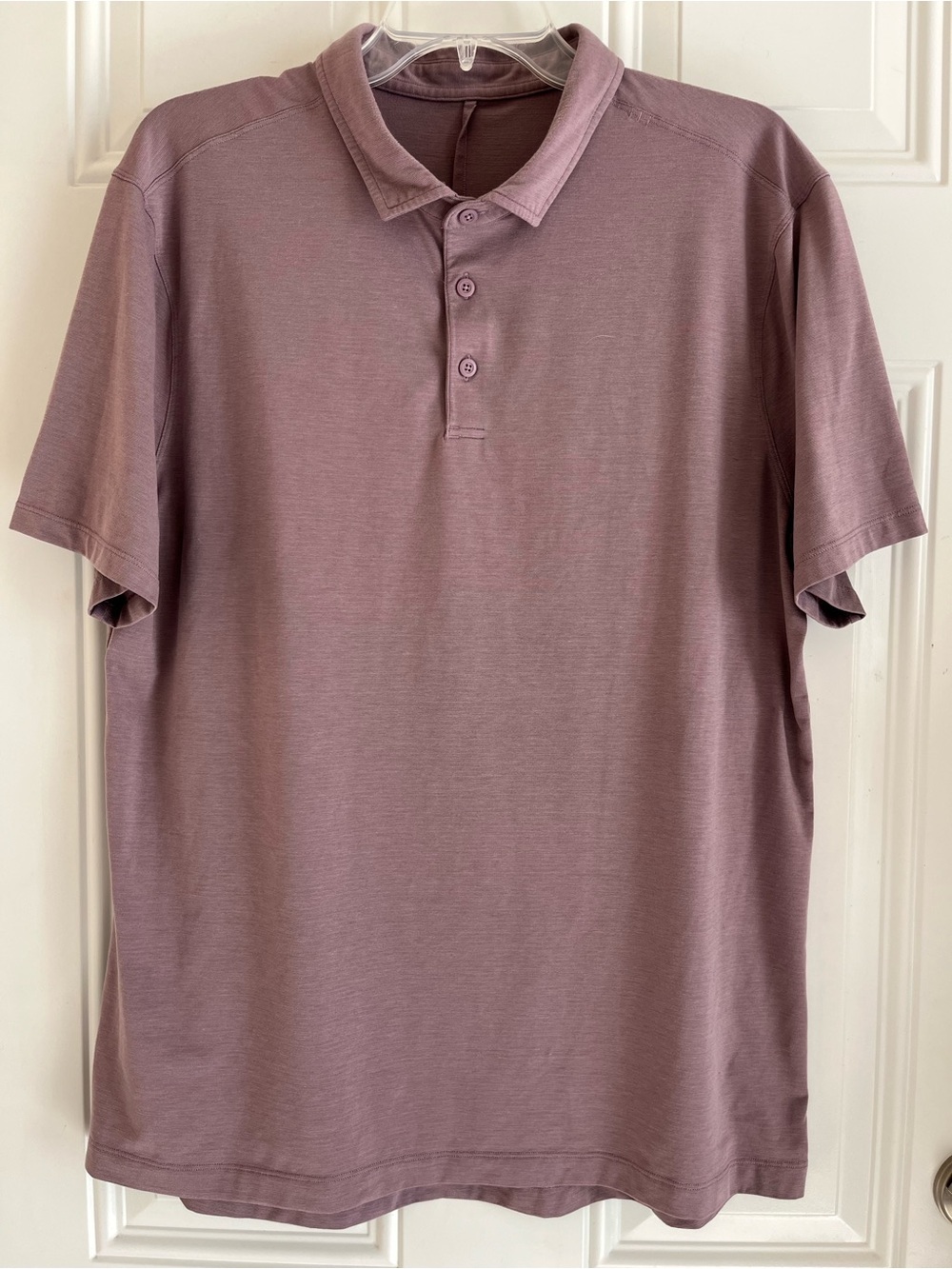 Lululemon Evolution Polo Shirt Men’s XL Short Sleeve Lunar Rock Performance